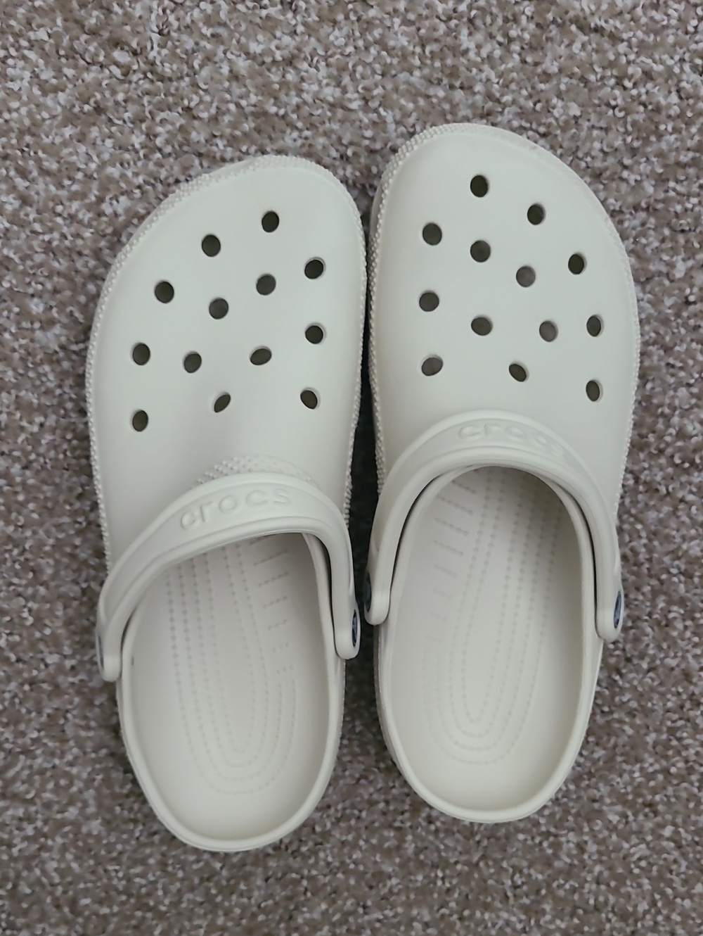 CROCS Kids Classic Clogs in Beige